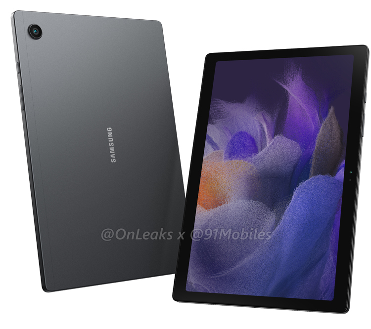 Рендеры Samsung Galaxy Tab A8 2021
