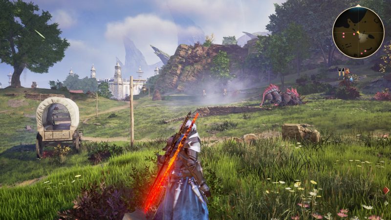 zmrly2m5zdc4owe4otvindmxmdu1mtrmywyzzgu5ymfkogjlzgewmde4nda3yjdlnjc3mza4y2i4ngy0zgq5zasm-tales_of_arise_review_5-800-6052187 Враги редко гуляют по локациям, но если вами заинтересуются, то наверняка догонят