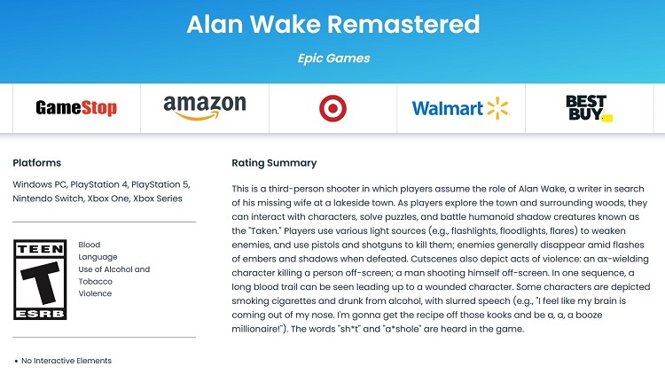 Источник изображения: ESRB