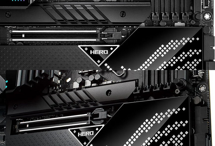 Механизм ASUS PCIe Slot Q-Release на платах ROG Maximus