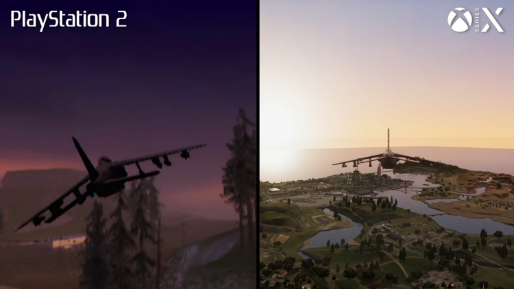 Туман в оригинальной San Andreas скрывал границы внутриигрового мира