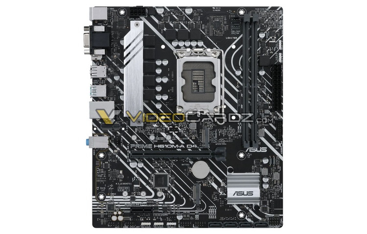 ASUS Prime H610M-A D4. Источник изображения: VideoCardz