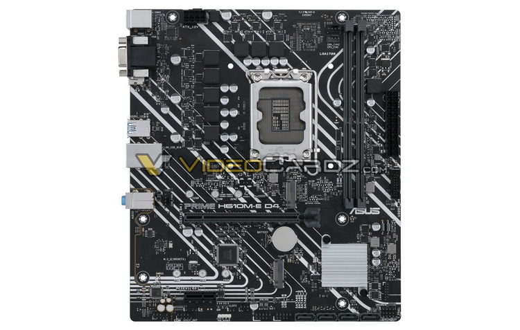 ASUS Prime H610M-E D4. Источник изображения: VideoCardz