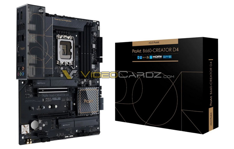 ASUS ProArt B660 Creator D4. Источник изображения: VideoCardz