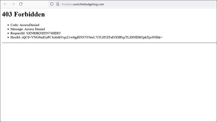 Источник изображения: Sonic the Hedgehog