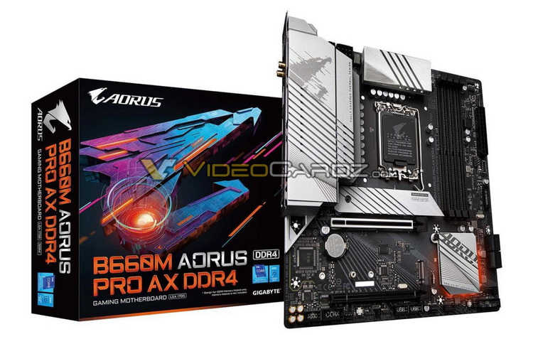 Gigabyte B660M Aorus Pro AX DDR4