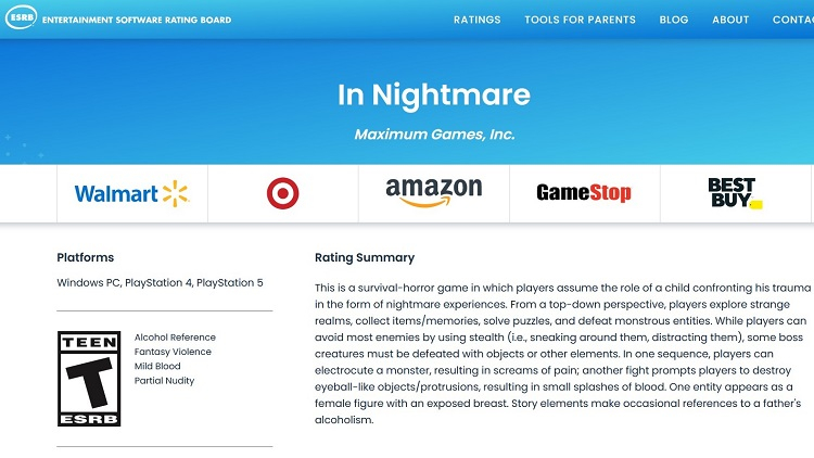 Источник изображения: ESRB