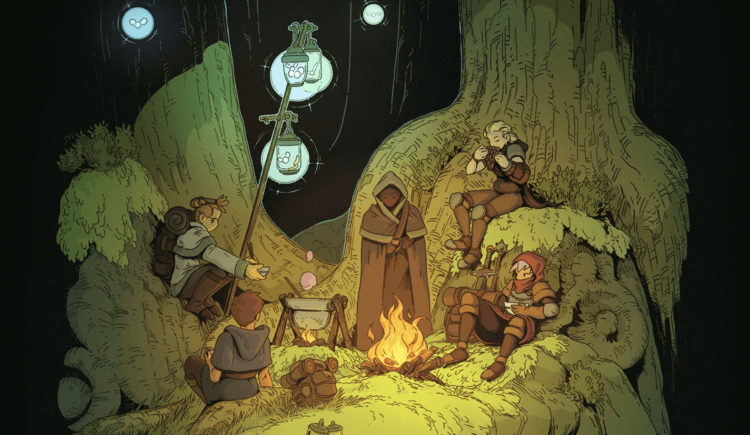 Концепт-арт первой игры Gardens