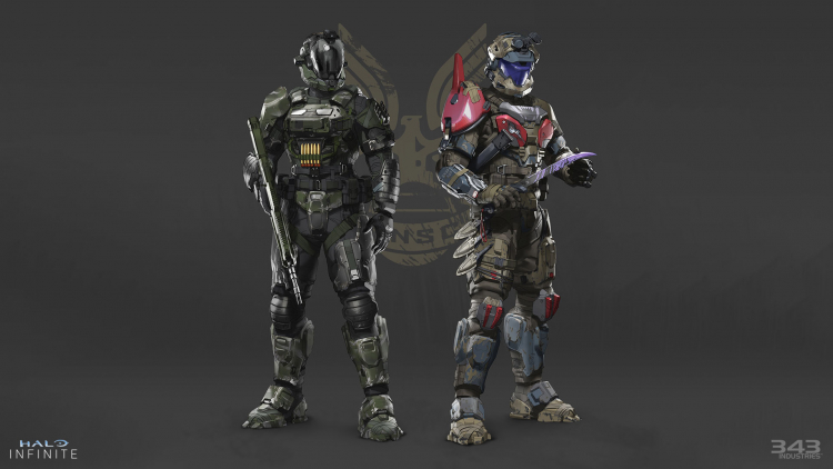 Концепт-арт двух волков-одиночек