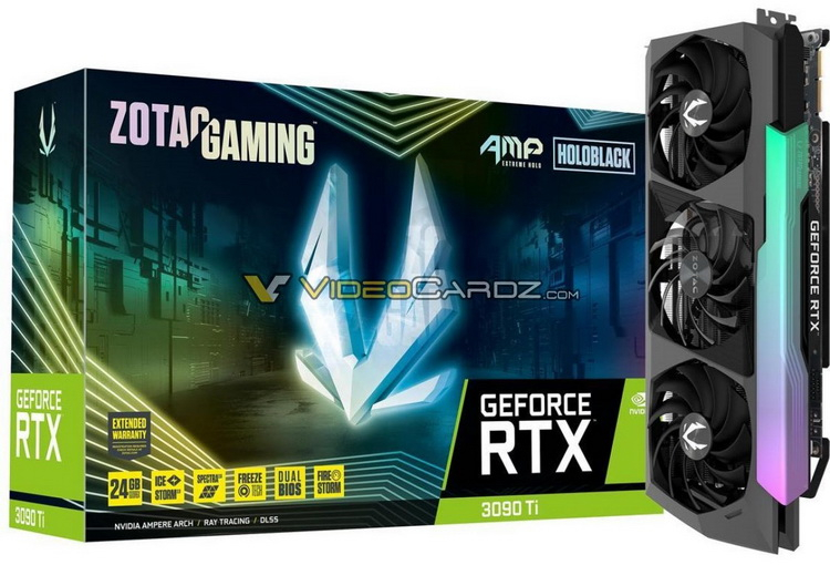  ZOTAC GeForce RTX 3090 Ti AMP Extreme Holo 
