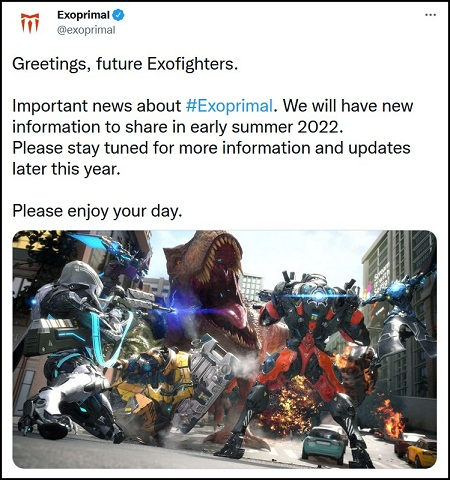  Источник изображения: Twitter (Exoprimal) 